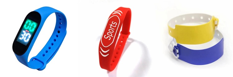 Amusement park wristbands