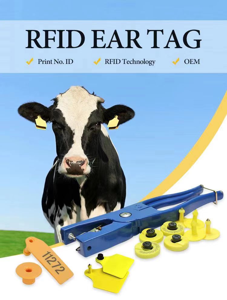 Customized TPU RFID Animal Tags